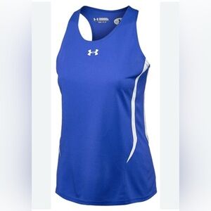 Under Armour Royal Blue Athletic Tank with White Accents